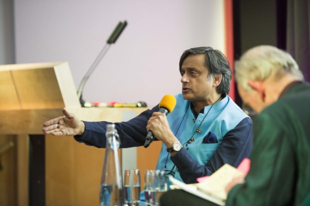 Shashi Tharoor at British Library, London