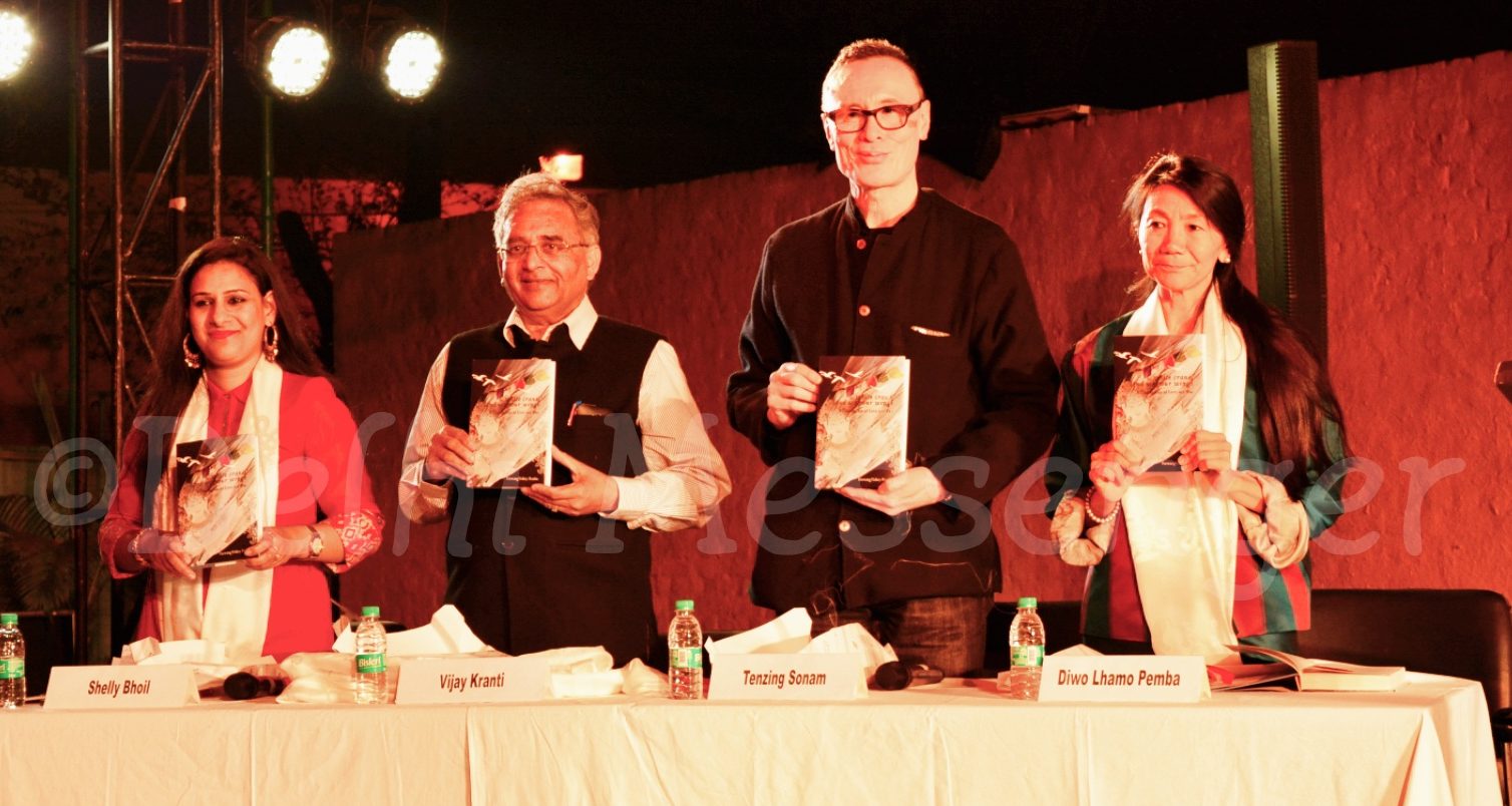Shelly Bhoil, Vijay Kranti, Tenzing Sonam & Lhamo Pemba at the book launch