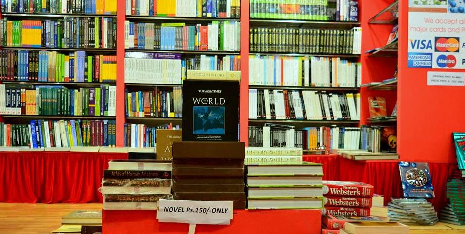 Picture by Delhi Messenger of a stall at World Book Fair