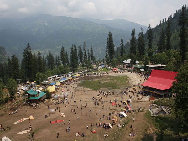 Solang valley in summer