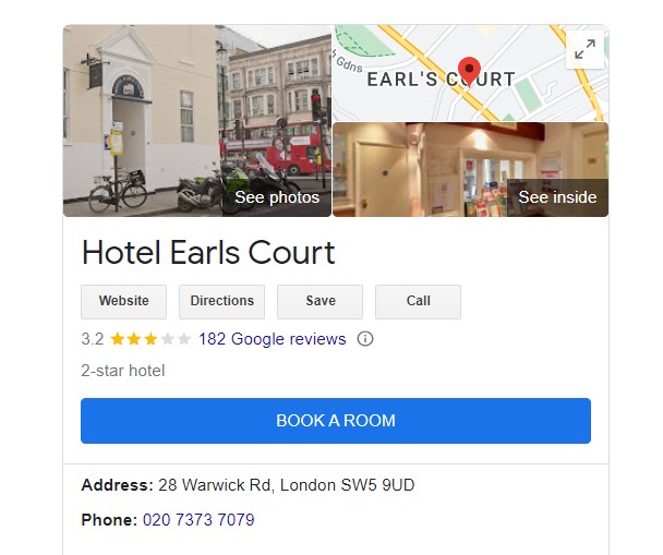 Hotel Earls Court review